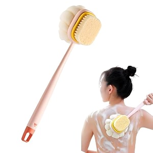 sndyi scalp massager shampoo brush scalp scrubber with soft silicone bristles scalp exfoliator for dandruff removal scalp massager for hair growth wet dry hair brush for scalp care green green amp beige