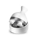 SNDYI Soft Silicone Scalp Massager with 4 Rotating Heads, Adjustable Speeds for Relaxation and Hair Care, 3 Speeds, and Detachable Silicone Heads for Healthy Hair &amp; Skin
