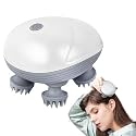 SNDYI Mini Electric Scalp Massager – Gentle Silicone Brush with Heat &amp; Multiple Speeds for Deep Scalp Massage, Relaxation and Hair Care