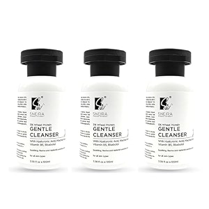 gentle cleanser 300 ml with 5 wheat protein hyaluronic acid niacinamide vitamin b5 amp bisabolol  nourishing formula for hydrated smooth skincleansers for all skin-type