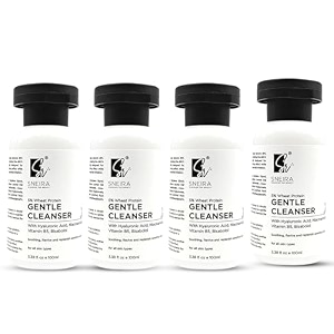gentle cleanser 400 ml with 5 wheat protein hyaluronic acid niacinamide vitamin b5 amp bisabolol  nourishing formula for hydrated smooth skincleansers for all skin-type