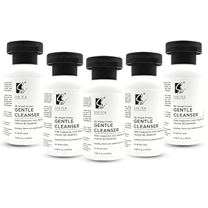 gentle cleanser 500 ml with 5 wheat protein hyaluronic acid niacinamide vitamin b5 amp bisabolol  nourishing formula for hydrated smooth skincleansers for all skin-type