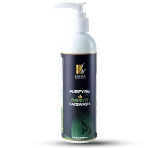 neem facewash 200ml  mild face wash with no harsh chemicals soap amp paraben free  gentle cleanser for sensitive skin sr-fw-neem-200ml