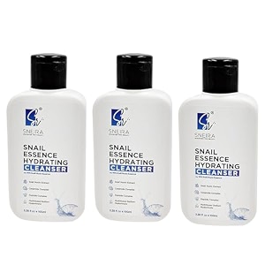 snail essence face wash 100 mlpack of 3 with 96 mucin  hydrating cleanser for glowing skin amp deep moisture  suitable for all skin types