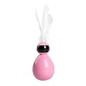 Cat Robot Shaped Tumbler Toy| Shaking Ball Interactive Cat Feather Toys for Stress Relief (Pink, ROBO Tumbler)