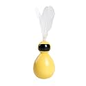 Cat Tumbler Robot Shape Toy|Shaking Ball Interactive Cat Feather Toys for Stress Relief (Yellow, ROBO Tumbler)