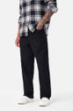 Snitch Baggy Fit Men Black Jeans