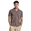 SNITCH Brown Cuban Textured Shirts