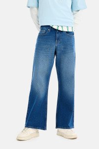 Snitch Flared Men Blue Jeans