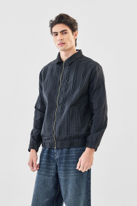 Snitch Full Sleeve Self Design Men Jacket