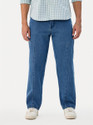 Snitch Loose Fit Men Blue Jeans