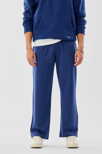 Snitch Loose Fit Men Blue Trousers
