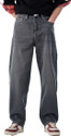 Snitch Loose Fit Men Grey Jeans