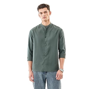 SNITCH Men Casual Shirt Oversized Fit