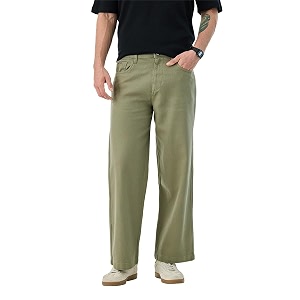 SNITCH Men Casual Wear Trousers Regular Fit