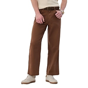 SNITCH Men Casual Wear Trousers Regular Fit