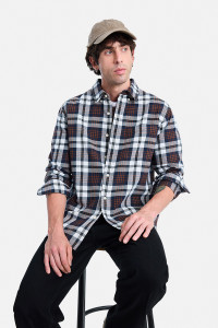 Snitch Men Checkered Casual Multicolor Shirt