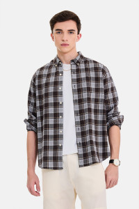 Snitch Men Checkered Casual Multicolor Shirt