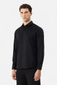 Snitch Men Embellished Formal Black Shirt