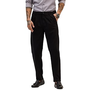 SNITCH Men Formal Trousers Slim Fit