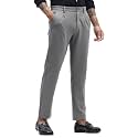 SNITCH Men Formal Trousers | Slim Fit Mid Rise Plain Design | Viscose Blend &amp; Wrinkle-Resistant Fabric for Office