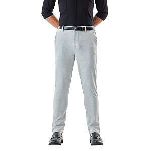 snitch men formal trousers  tailored pleated design with regular fit amp smooth texture  premium polyester blend for office meetings amp special occasions
