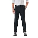 SNITCH Men Formal Trousers | Tailored Pleated Design with Regular Fit &amp; Smooth Texture | Premium Polyester Blend for Office, Meetings &amp; Special Occasions