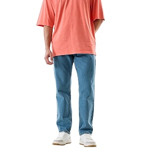 SNITCH Men Jeans Relaxed Fit Solid