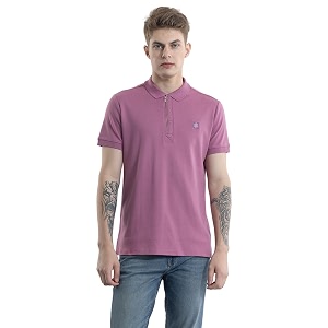 SNITCH Men Polo T-Shirt Slim Fit
