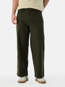 Snitch Men Regular Fit Green Pure Cotton