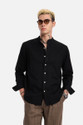 Snitch Men Regular Fit Solid Mandarin Collar
