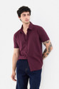 Snitch Men Regular Fit Solid Spread Collar