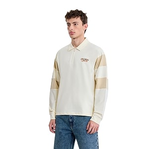 SNITCH Men Relaxed Fit Quarter-Zip Graphic Printed