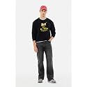 SNITCH Mens Sweatshirt Oversized Fit Graphic