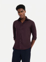 Snitch Men Solid Formal Maroon Shirt