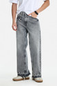 Snitch Men Straight Fit Mid Rise Grey