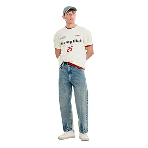 SNITCH Men T-Shirt Oversized Racing Club