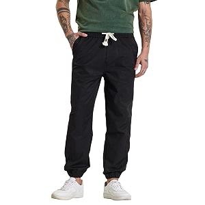SNITCH Men Track Pants Relaxed Fit