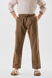Snitch Regular Fit Men Brown Trousers