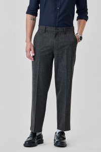 Snitch Regular Fit Men Grey Trousers