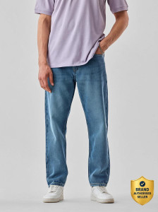 Snitch Relaxed Fit Men Blue Jeans