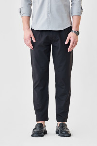 Snitch Relaxed Men Black Trousers