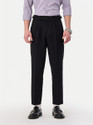 Snitch Relaxed Men Black Trousers