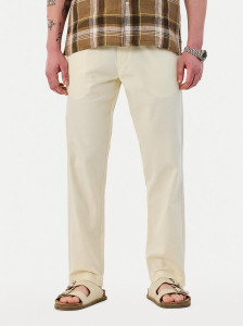 Snitch Relaxed Men Cream Trousers