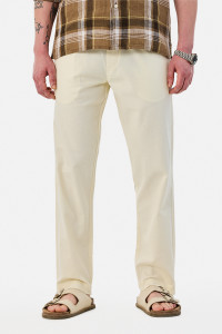 Snitch Relaxed Men Cream Trousers