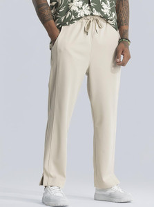Snitch Relaxed Men Cream Trousers