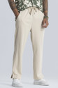 Snitch Relaxed Men Cream Trousers