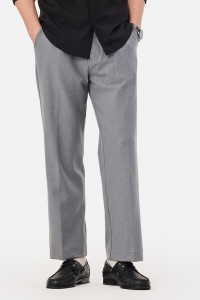 Snitch Relaxed Men Grey Trousers