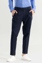 Snitch Slim Fit Men Dark Blue Trousers