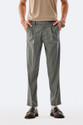 Snitch Slim Fit Men Grey Trousers